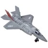 Metalinis karinis naikintuvas F-25 su garsais ir šviesom, pilkas