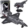 Metalinis naikintuvo modelis F-25, juodas