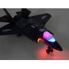 Metalinis naikintuvo modelis F-25, juodas