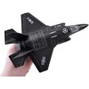 Metalinis naikintuvo modelis F-25, juodas