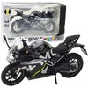Metalinis sportinio motociklo modelis su šviesos ir garso efektais 250 SR 1:12, juodas
