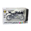 Metalinis sportinio motociklo modelis su šviesos ir garso efektais 250 SR 1:12, juodas