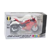 Metalinis sportinio motociklo modelis su šviesos ir garso efektais, 1:12, raudonas