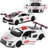 Metalinis sportinis automobilis Audi R8 LMS su šviesos ir garso efektais