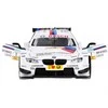 Metalinis sportinis automobilis BMW M3 DTM su šviesos ir garso efektais