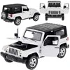 Metalinis visureigis Jeep Wrangler, baltas