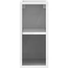 Mexen Box-A spintelė su lentyna, 20 cm, Baltas glossy