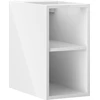 Mexen Box-A spintelė su lentyna, 25 cm, Baltas glossy