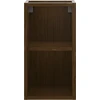 Mexen Box-A spintelė su lentyna, 25 cm, Nut