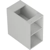 Mexen Box-A spintelė su lentyna, 25 cm, Pilkas matt