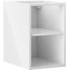 Mexen Box-A spintelė su lentyna, 30 cm, Baltas glossy