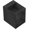 Mexen Box-A spintelė su lentyna, 35 cm, Juodas matt