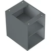 Mexen Box-A spintelė su lentyna, 35 cm, Graphite matt