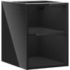 Mexen Box-A spintelė su lentyna, 35 cm, Juodas glossy