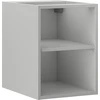 Mexen Box-A spintelė su lentyna, 35 cm, Pilkas matt