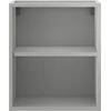 Mexen Box-A spintelė su lentyna, 40 cm, Pilkas matt