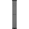 Mexen Flux dekoratyvinis vonios radiatorius, 1500 x 240 mm, 450 W, juodas
