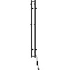 Mexen Pino elektrinis radiatorius su rankšluosčių kabykla, 1405 x 137 mm, 150 W, juodas