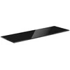 Mexen Uni vonios spintelės stalviršis, 130 cm, Juodas glossy