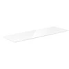 Mexen Uni vonios spintelės stalviršis, 150 cm, Baltas glossy