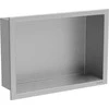Mexen X-Wall-R įleidžiama sieninė lentyna, 30x20 cm, Inox