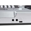 Mini pianinas su mikrofonu vaikams, 37 klavišai, sidabrinis