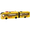 Mokyklinis autobusas su šviesos ir garso efektais, 1:16, geltonas