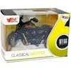 Motociklas Champion su garso ir šviesos efektais, 1:14, juodas