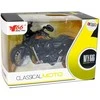 Motociklas Champion su garso ir šviesos efektais, 1:14, juodas