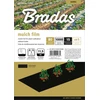 Mulčiavimo folija Bradas, 0,8 x 1000 m, juoda