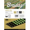 Mulčiavimo folija su skylutėmis Bradas, 1,2x50 m, juoda