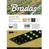 Mulčiavimo folija su skylutėmis Bradas, 1x50 m, juoda