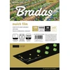 Mulčiavimo folija su skylutėmis Bradas, 1,2x1000 m, juoda