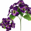 Našlaičių puokštė, 5 vnt., violetinė
