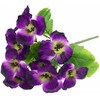 Našlaičių puokštė, 5 vnt., violetinė