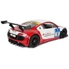 Nuotoliniu būdu valdomas Audi R8 1:14 - automatinės durys, baltai/raudonas