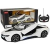 Nuotoliniu būdu valdomas automobilis BMW i8 Rastar, baltas