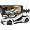 Nuotoliniu būdu valdomas automobilis BMW i8 Rastar, baltas