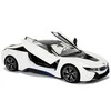 Nuotoliniu būdu valdomas automobilis BMW i8 Rastar, baltas