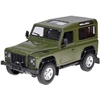 Nuotoliniu būdu valdomas automobilis Land Rover Defender su priekaba, žalia