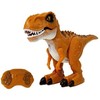 Nuotoliniu būdu valdomas dinozauras Tyranozaur, rudas, 1 vnt.