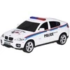 Nuotoliniu būdu valdomas policijos automobilis BMW X6, baltas