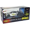 Nuotoliniu būdu valdomas sportinis automobilis Corvette C6.R, 2.4 G, 1:24, baltas