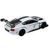 Nuotoliniu būdu valdomas sportinis Bentley Continental GT3 automobilis, baltas