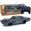 Nuotoliniu būdu valdomas sportinis Muscle Car automobilis 1:20, pilkas