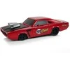 Nuotoliniu būdu valdomas sportinis Muscle Car automobilis 1:20, raudonas