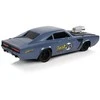 Nuotoliniu būdu valdomas sportinis Muscle Car automobilis 1:20, pilkas