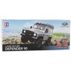 Nuotoliniu būdu valdomas visureigis Land Rover Defender 90, raudonas