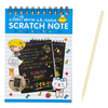 Nutrinama knygelė Scratch Note A6, 10 lapų