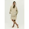 Oversize džemperis su gobtuvu, beige